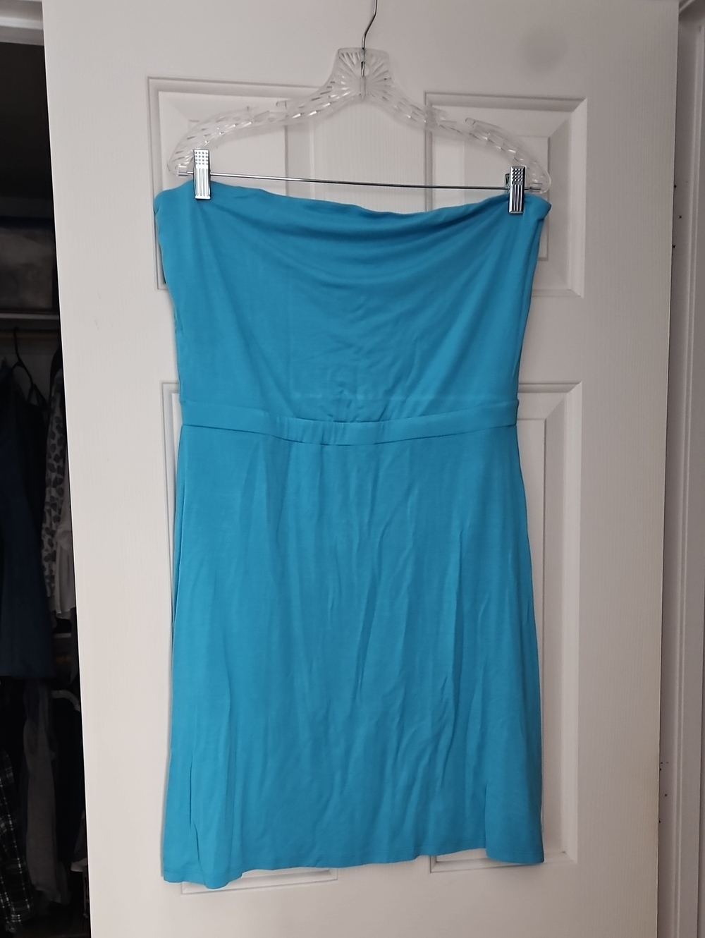 VENUS Strapless Turquoise Dress